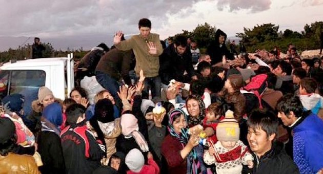 Sığınmacılara "imece" Yardımı