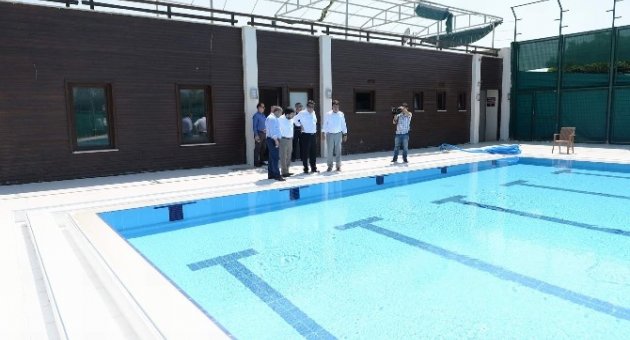 Soğanlı Yarı Olimpik Yüzme Havuzu Yenileniyor