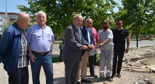 Süleymanpaşa 100. Yıl Mahallesi Rekreasyon Alanının Temeli Atıldı