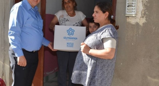 Süleymanpaşa Belediyesi’nden Gıda Desteği