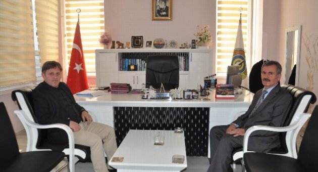 Tapu Müdürü Ali Aydın’dan Veda Ziyareti