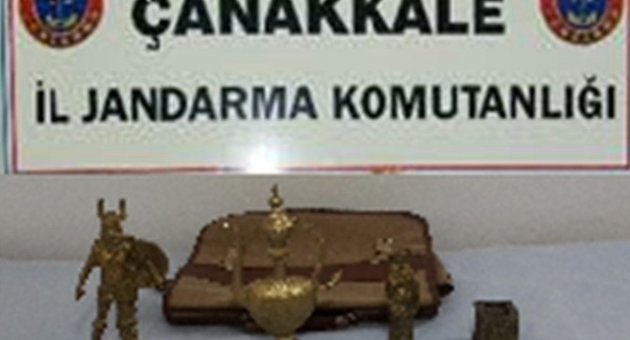 Tarihi Meryem Ana Heykelini Satamadan Yakalandı