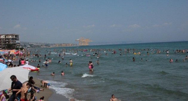 Tekirdağ Sahilleri Hafta Sonu Doldu Taştı