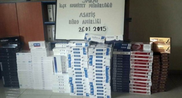 Tekirdağ’da 4 Bin Paket Kaçak Sigara Ele Geçirildi