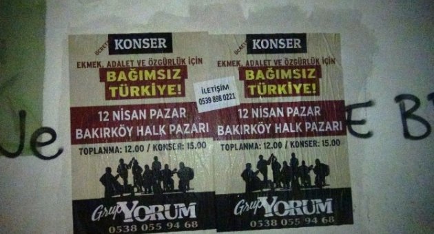 Tekirdağ’da Afiş Paniği