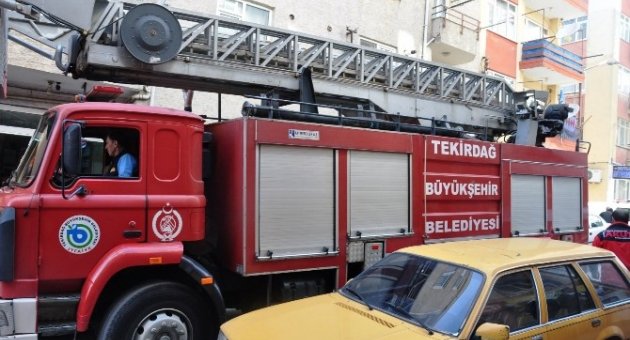 Tekirdağ’da Baca Yangını