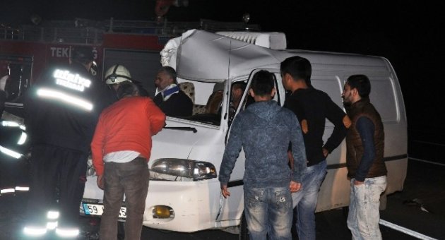 Tekirdağ’da Feci Kaza: 2 Yaralı