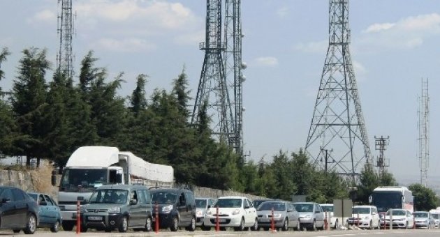 Tekirdağ’da Kilometrelerce Araç Trafiği