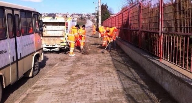 Tekirdağ’da Mil Kazıma Ve Kaldırım Çalışmaları Devam Ediyor