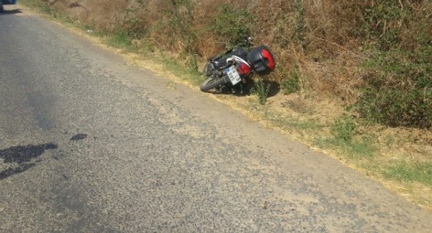 Tekirdağ’da Motosiklet Kazası: 1 Yaralı
