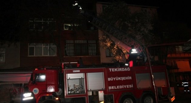 Tekirdağ’da Yangın Korkuttu