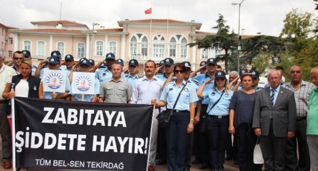 Tekirdağ’da Zabıta Ekiplerine Yapılan Saldırılar Kınandı