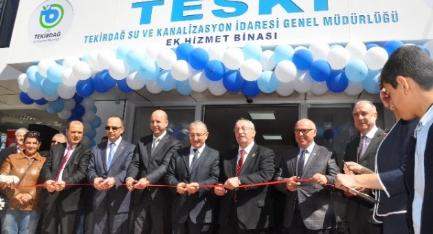 Teski Ek Hizmet Binası Törenle Açıldı