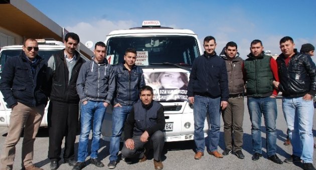 Torbalı Minibüsçüleri Özgecan İçin Ayaklandı
