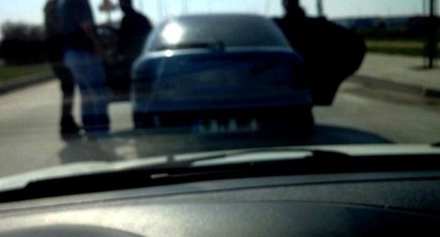 Trafik Magandaları Yaşlı Adamı Darp Etti