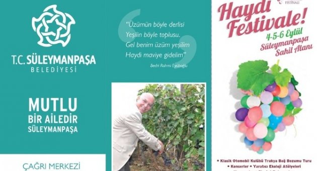 Trakya Bağ Bozumu Ve Ekoloji Festivali Programı Belli Oldu