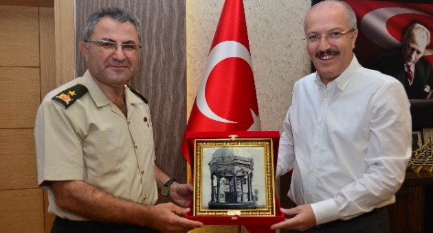 Tuğgeneral Tokel’den Kafaoğlu’na Veda Ziyareti