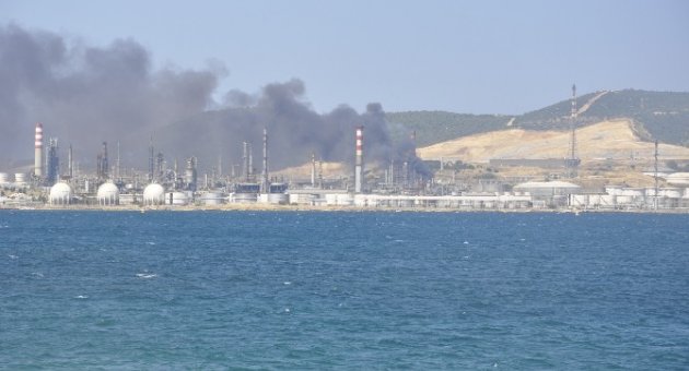Tüpraş’ta Çıkan Yangın Kontrol Altına Alındı