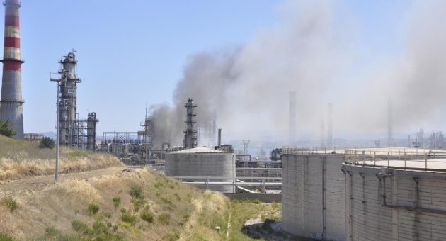 Tüpraş’ta Çıkan Yangın Korkuttu