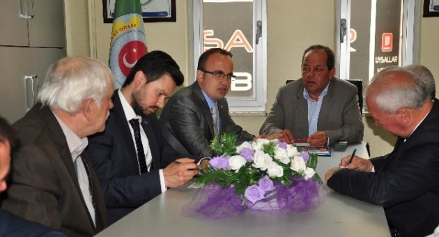 Turan Lapseki’de Stk’ları Ziyaret Etti
