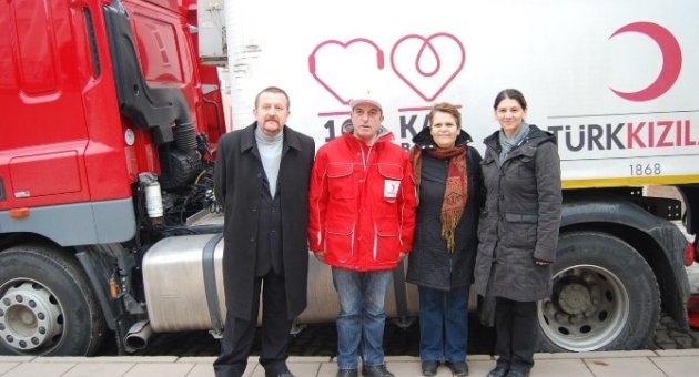 Türk Kızılayı Tır’ı Kan Bağışı İçin Malkara’da
