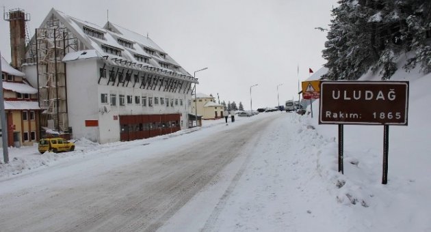 Uludağ’da Kar Kalınlığı 40 Santimetre