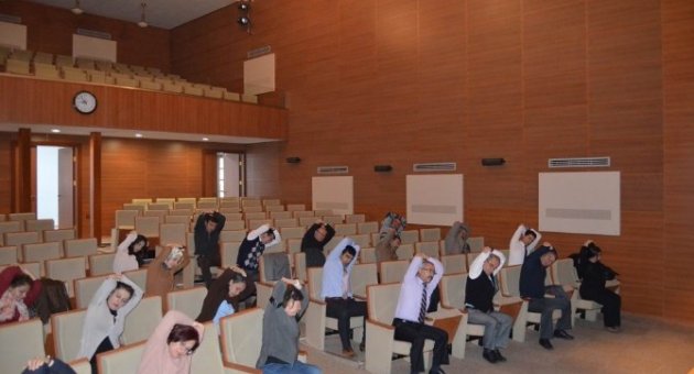 Üniversite Personeli Mesaiye Sporla Başlıyor