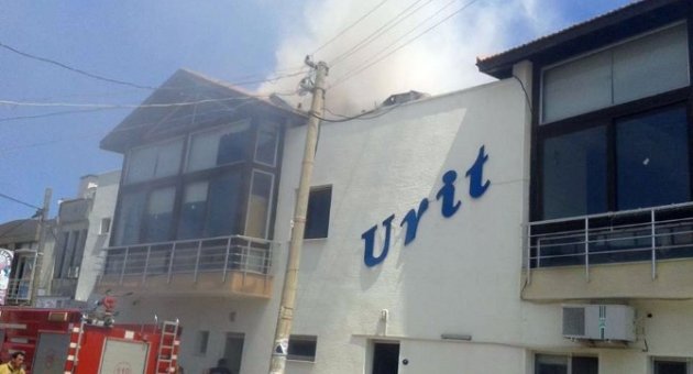 Urla Urit Restoran’da Baca Yangını