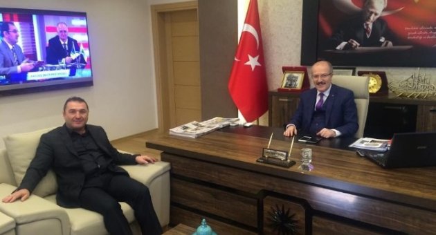 Uslu’dan Kafaoğlu’na Nezaket Ziyareti