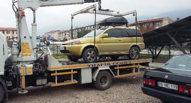 Yanlış Park Eden 450 Araç Otoparka Çekildi