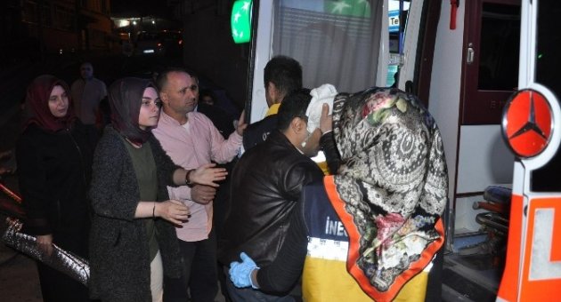 Yaralı Suriyeliye İlk Müdahale Stajyer Sağlıkçıdan