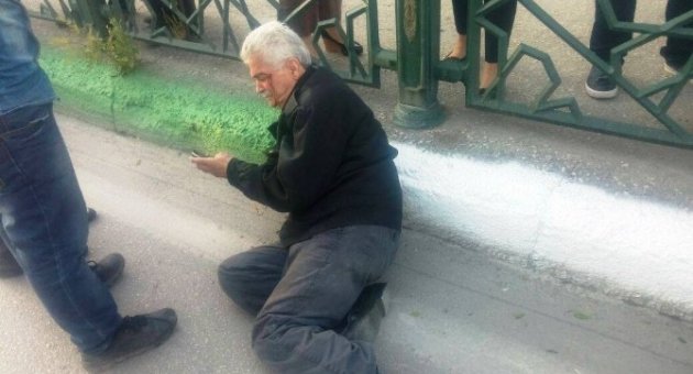 Yaşlı Adama Çarpıp Kaçtı