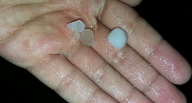 Yenice’de Dolu Yağdı