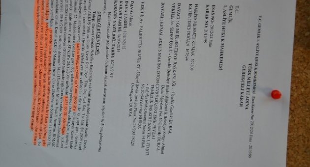 Yolsuzluk Davasında Karar