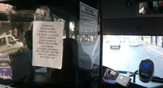 “terör Varsa Otobüs Yok” İddiası
