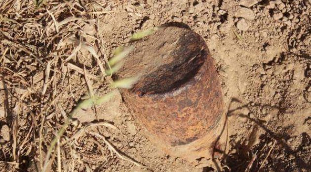 BOMBA DEĞİL ÇANAKKALE SAVAŞLARINDAN KALAN MERMİYMİŞ