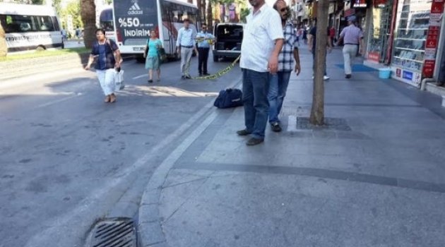 Çanakkale’de Demircioğlu Caddesinde Şüpheli Çanta