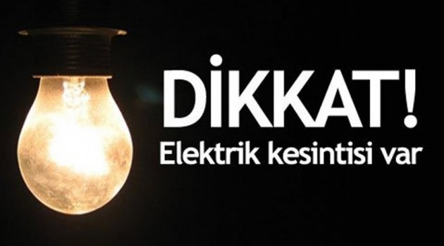 Çanakkale’de Elektrik Kesintisi