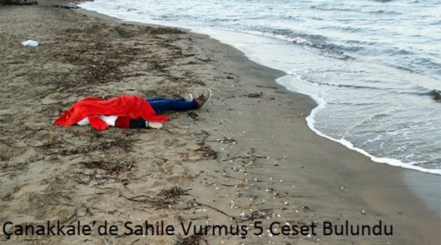 Çanakkale’de Sahile Vurmuş 5 Ceset Bulundu...
