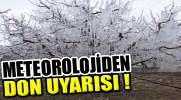 Çanakkale İçin Meteorolojiden Kuvvetli Don Olayı Uyarısı!
