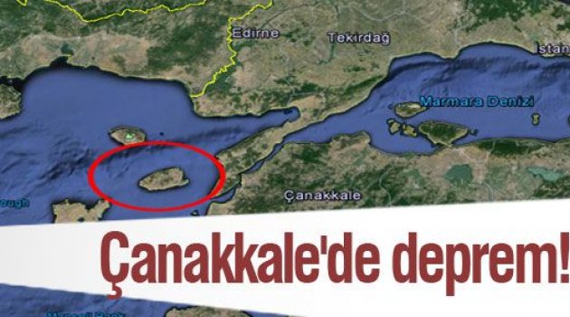 Çanakkale'de Deprem