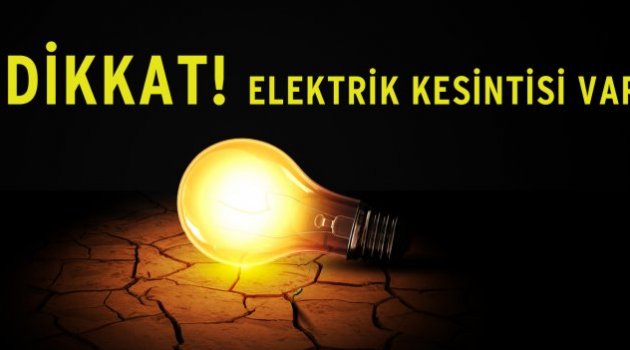 Çanakkale'de Elektrik Kesintisi.