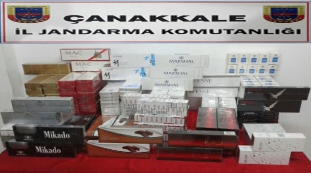 Çanakkale'de Kaçak Sigara Operasyonu