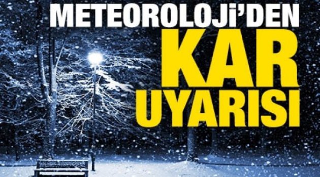 Çanakkale'de Pazartesi kar bekleniyor!!!