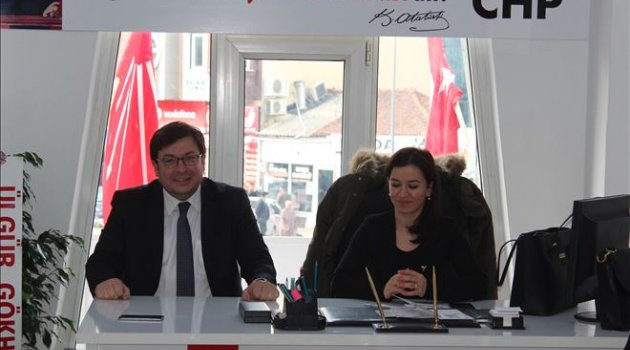 CHP Çanakkale Milletvekili Muharrem Erkek Çan İlçe Örgütünü Ziyaret Etti
