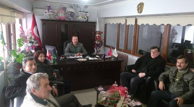 CHP Ezine Örgütü Ziraat Odasını Ziyaret etti
