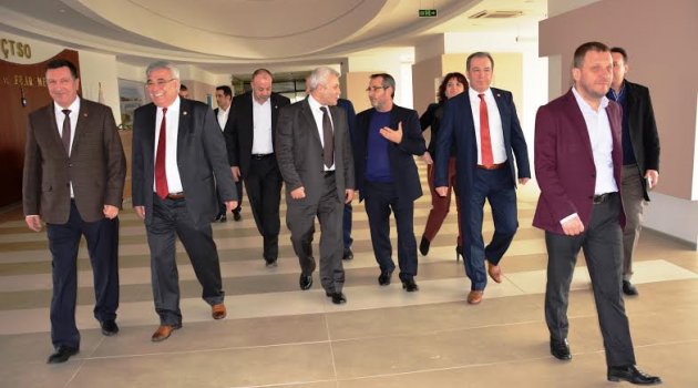 CHP’Lİ TUNCAY ÖZKAN, MİLLETVEKİLLERİ SERDAR SOYDAN
