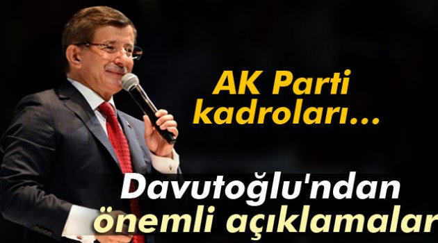 Davutoğlu'ndan önemli açıklamalar