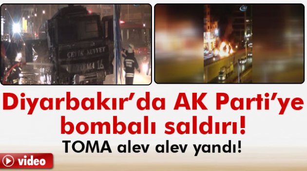 Diyarbakır’da AK Parti’ye bombalı saldırı