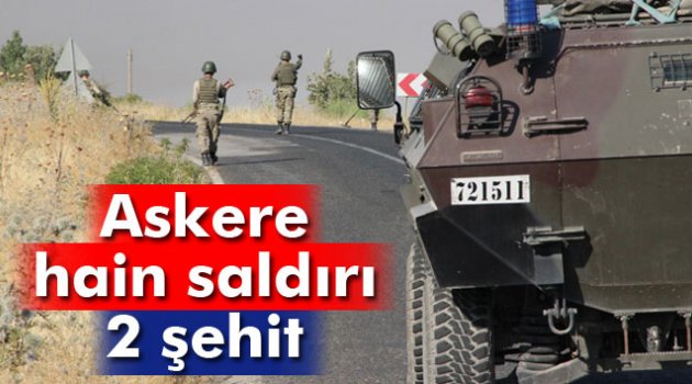 Diyarbakır'da askere saldırı: 2 şehit